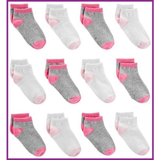 格安人気 by Joys Simple Carter's Months【並行輸入品】 12-24 Pink/Gray/White, Socks, 12-Pack Girls' Baby シャツ、ブラウス 格安人気 by Joys Simple Carter's Months【並行輸入品】 12-24 Pink/Gray/White, Socks, 12-Pack Girls' Baby シャツ、ブラウス