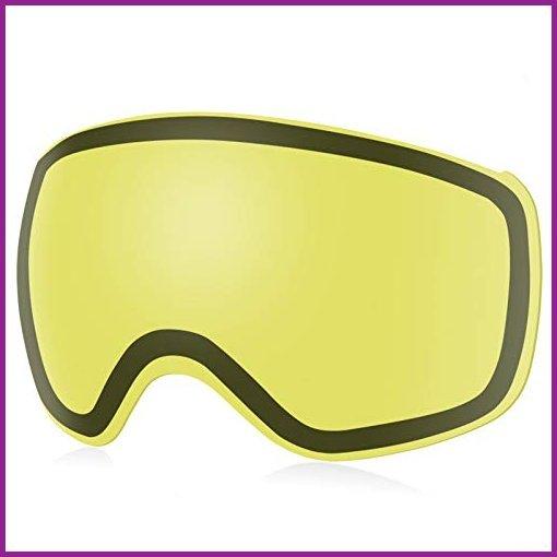 特別セーフ AKASO Mag-Pro 78%))【並行輸入品】 (VLT Lens Lens(Yellow Replacement Goggles Ski OTG ゴーグル、サングラス