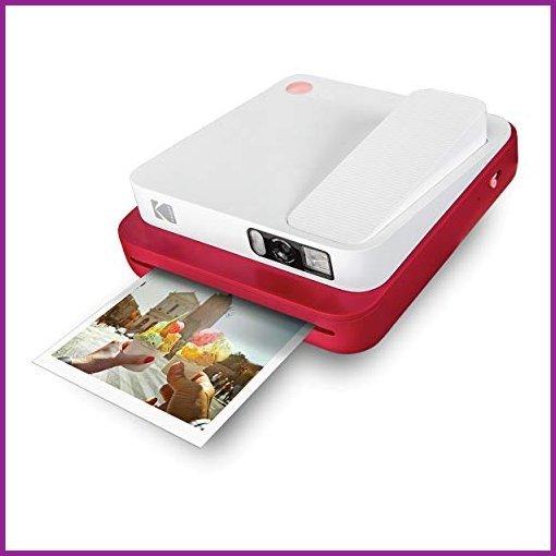 定番  Photo Zink 4.25 x 3.5 for Camera Instant Digital Classic Smile KODAK Paper (Red)【並行輸入品】 Pictures 16MP Bluetooth, - インスタントカメラ本体