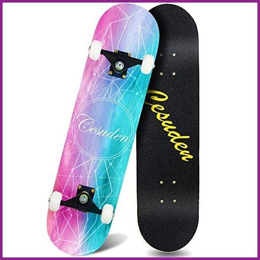 【SALE】 Boys Kids Beginners for Skateboards Skateboards-Complete ANDRIMAX Girls Maple Lays 7 with 31’’x8’’ Skateboards Youth-Standard Adults その他スケボー用品