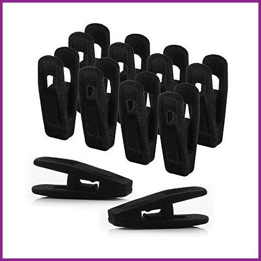 高額売筋 Clips Hangers Velvet Pack 40 Kobsainf Black Hangers Velvet Thin For Clips Finger Clipsstrong Flocking Hangers Pants Clips Hanger Flocking 物干しハンガー ピンチ Emrya Com