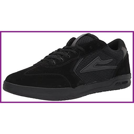 Lakai Men's Atlantic Skate Shoe, Black/Black Suede, 10.5【並行輸入品】