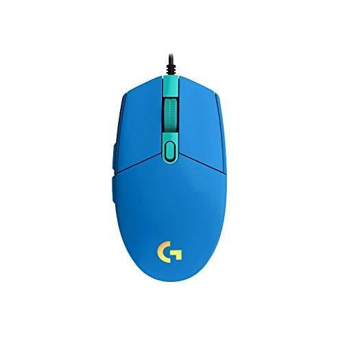Logitech レビューで送料無料 G203 ゲーミングマウス 有線 平行輸入品 RGB Blue LIGHTSYNC 特価