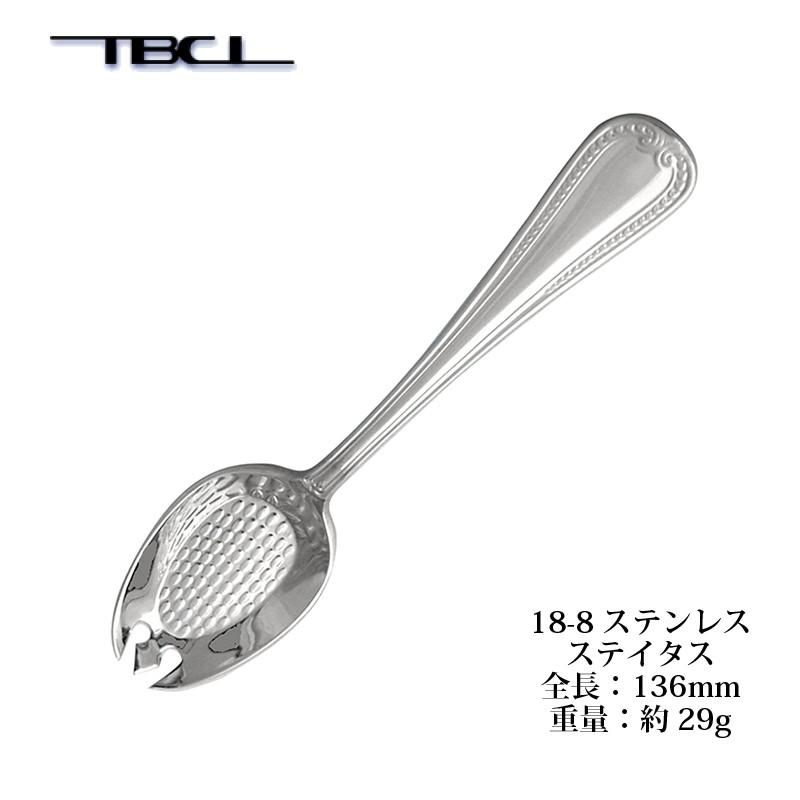 18ー0ハイライン先割れイチゴスプーン１本154円２２０本 TBCL カトラリー 先割れスプーン イチゴスプーン 136mm ステイタス 18