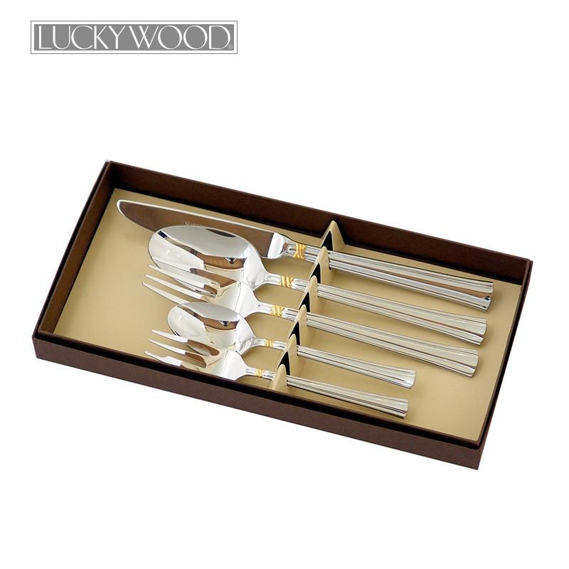 カトラリーセット ナイフ フォーク スプーン 5人用 30pc ギフト箱