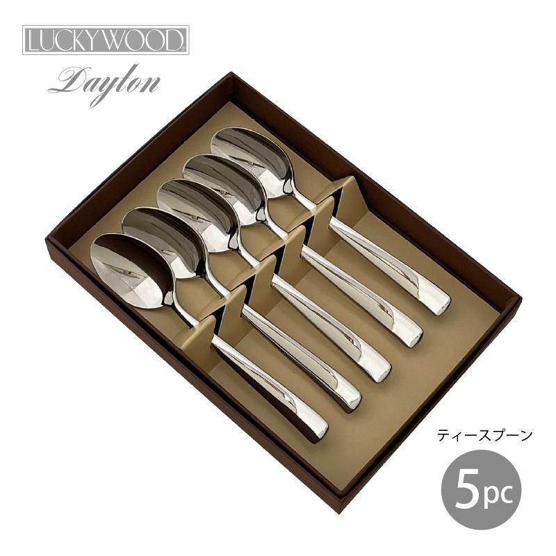 LUCKY WOOD（ラッキーウッド） ティースプーン 5本入 箱入 デイトン