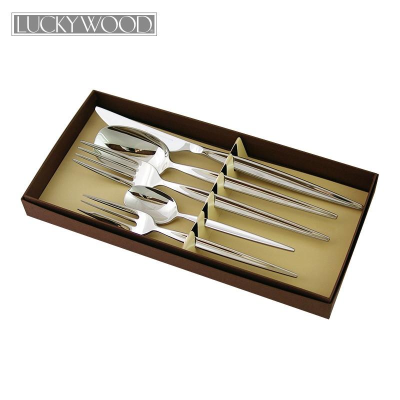 楽天市場】カトラリーセット ナイフ フォーク スプーン 5人用 25pc