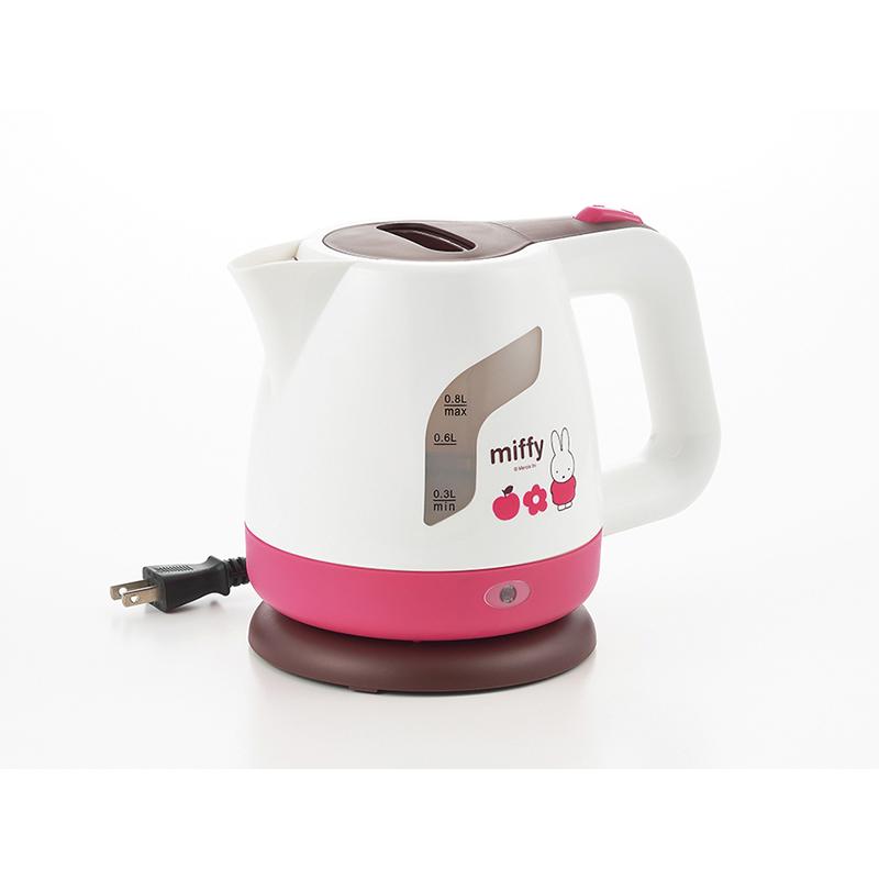タマハシ 電気ケトル MIFFY ミッフィー 着脱式 電気ケトル 0.8L 900W
