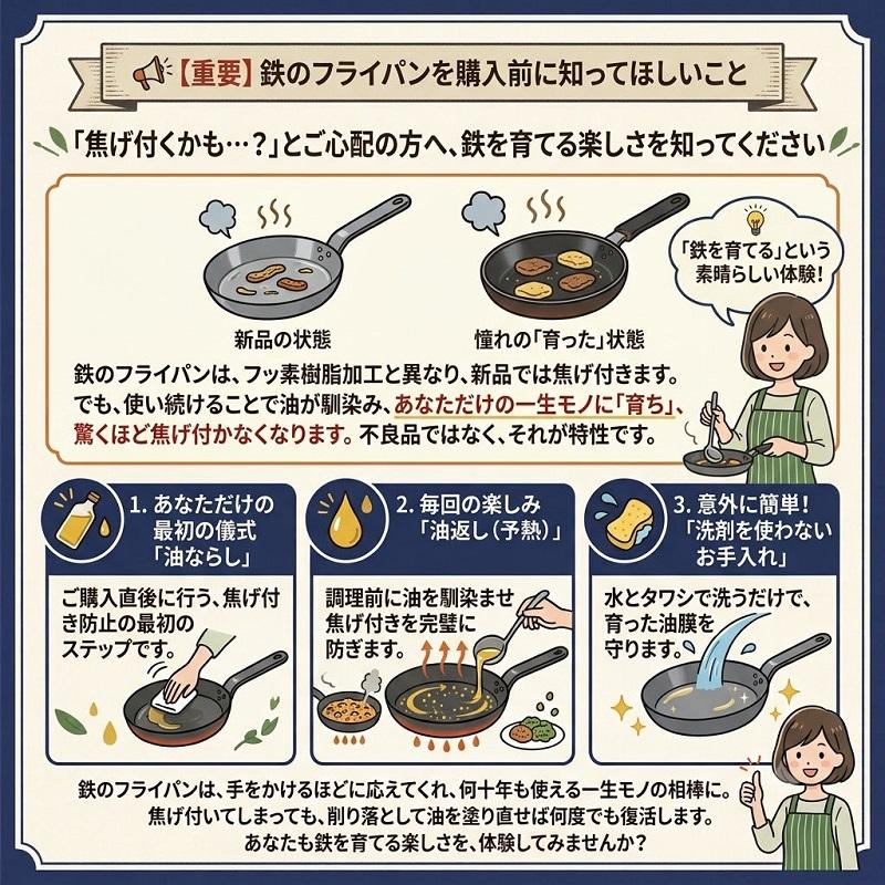 匠味（杉山金属） 匠味 フライパン28cm KS-3360 鉄 鍋 ナノエンボス
