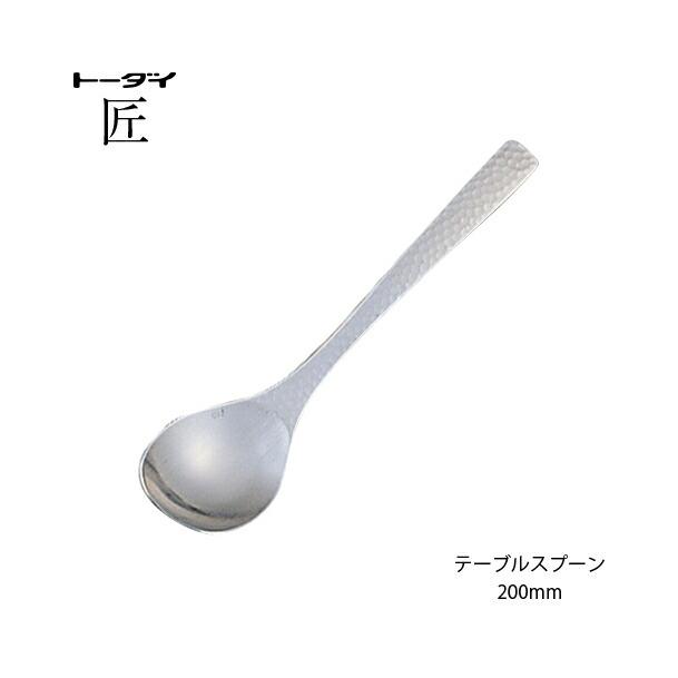 トーダイ（Todai） カトラリー テーブルスプーン 長さ200mm 匠 18-8