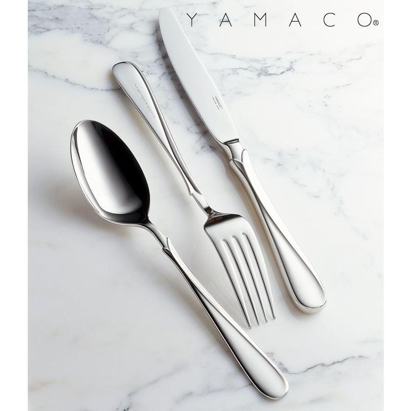 カトラリー フルーツフォーク 最中柄 169mm YAMACO フローラ フォーク