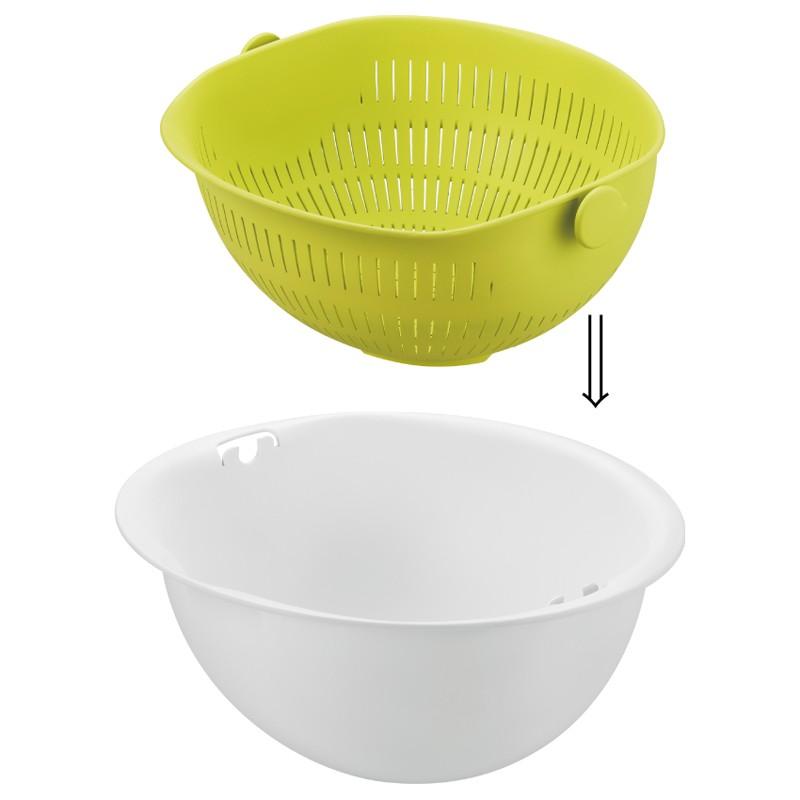 曙産業 在庫限り ざる 調理器具 スウィング水切りかこ ミラくるザル