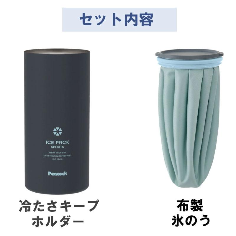 新中古品 MALT ICE 角柱型 1セット 氷用袋2つ付 ピーコック魔法瓶工業 アイスパックスポーツ（布氷のうタイプ） 真空