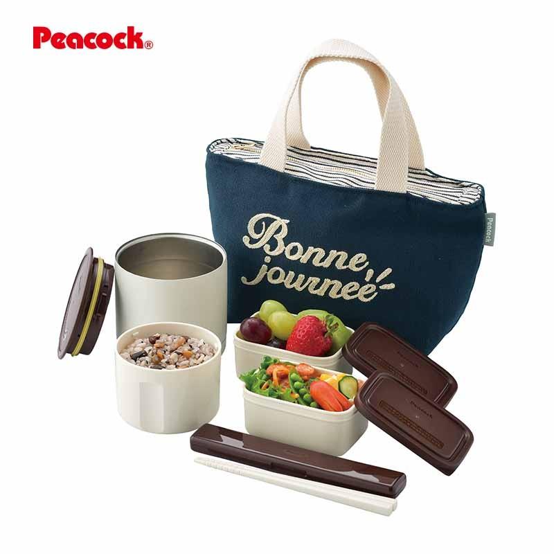 保温弁当箱 ステンレスランチジャー ポーチ付 インディゴ Al E60a ピーコック魔法瓶工業 123al E60a E雑貨屋 Yahoo 店 通販 Yahoo ショッピング