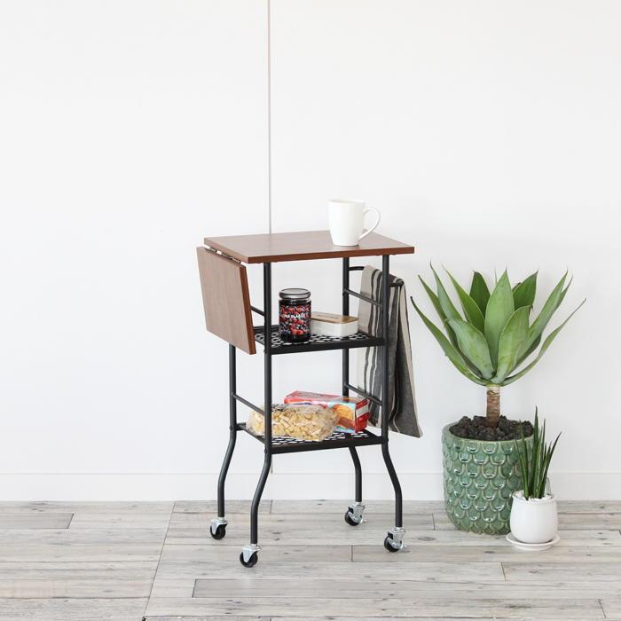 公式の キッチンワゴン キャスター付きワゴン 木製 北欧 ウォールナット 最大幅60 おしゃれ ワゴンラック スリム キッチンラック ポットワゴン デスクワゴン 海外正規品 Blog Lonolife Com