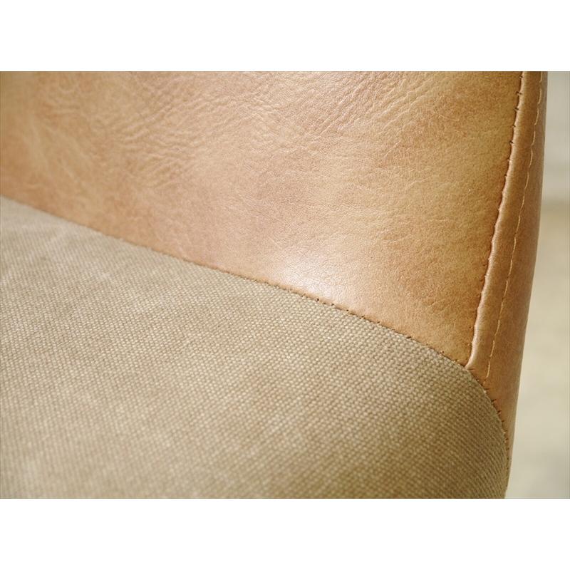 オフィスチェア レザー PVC エグゼクティブチェア 合皮 レザ―チェア カフェ風 北欧 おしゃれ ゴードー チェア ブラウン ガルトの画像