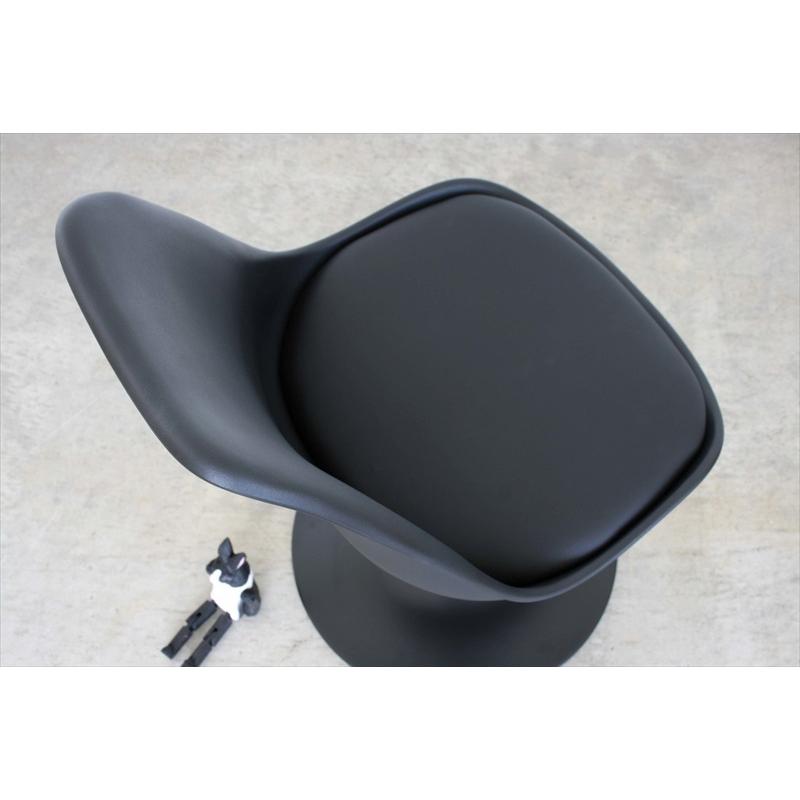 ラウンジチェア オフィスチェア パソコンチェア ダイニングチェア カフェ風チェア 北欧 おしゃれ バニラ ラウンジチェア ブラック ガルト