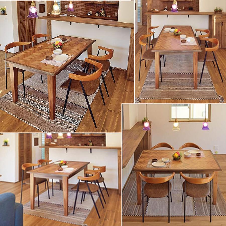 ヘリンボーン テーブル ヘリンボーン天板 ダイニングテーブル Grammy(グラミー) 幅80cmの通販