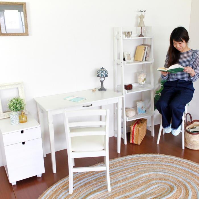 コンパクトデスク 引き出し付き シンプルデスク 北欧 白 幅90 コンパクトデスク 引き出し付き シンプルデスク 北欧 白 幅90
