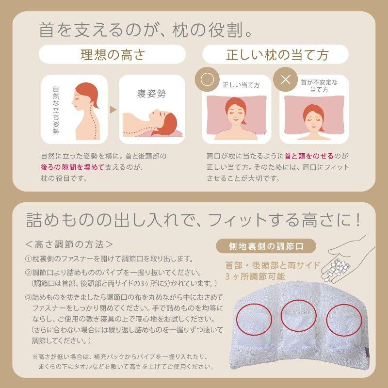 西川 睡眠博士 横寝サポート枕 56×38 E3502 枕 ピロー 横寝 まくら 肩こり 首こり マクラ 仰向き 横向き 高さ調節 高さ 調整 できる nishikawa |  | 07