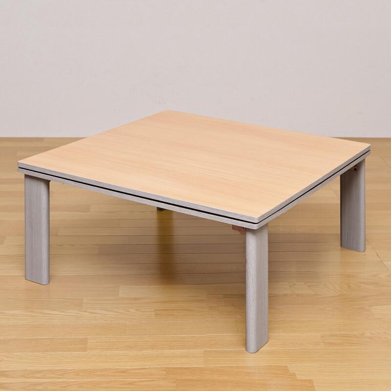 こたつテーブル 正方形 80×80 折脚フラットヒーターコタツ 幅80 こたつテーブル 正方形 80×80 折脚フラットヒーターコタツ 幅80