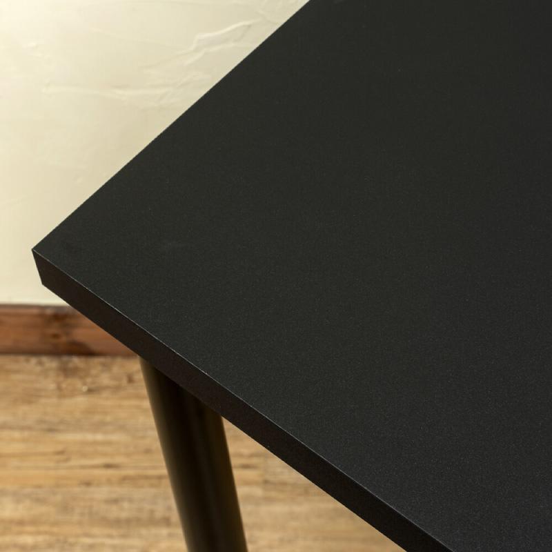 フリーバーテーブル 75×45 ブラック