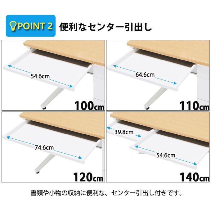 オフィスデスク 事務机 片袖机 幅110cm : ショップイーズ - 通販