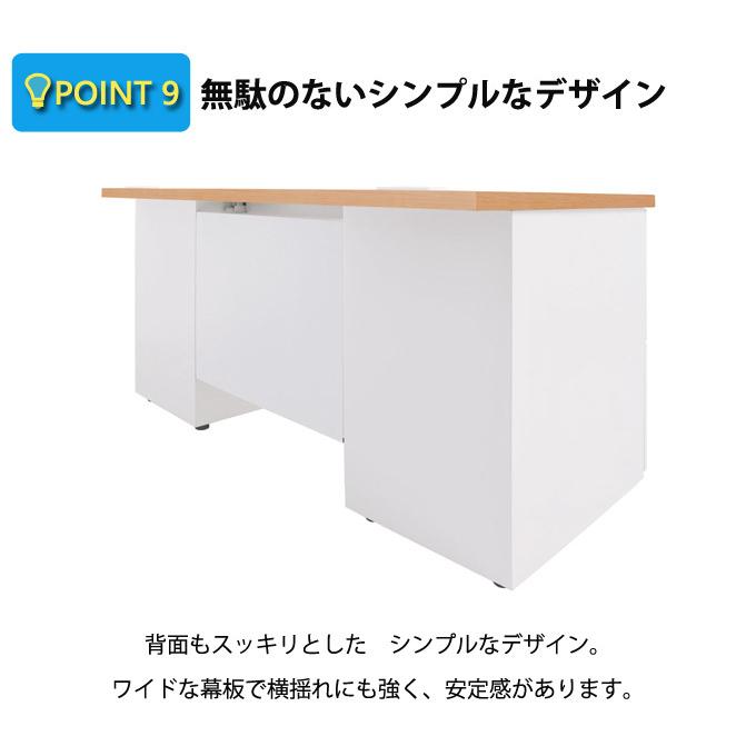 オフィスデスク 事務机 両袖机 幅160cm : ショップイーズ - 通販 