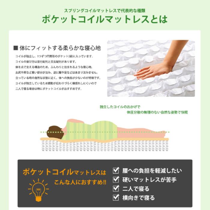 ポケットコイルマットレス [エクセレント/コンプリート] クイーン