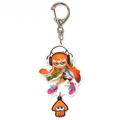 スプラトゥーン イカす ラバーつき アクリルキーホルダー ガール 