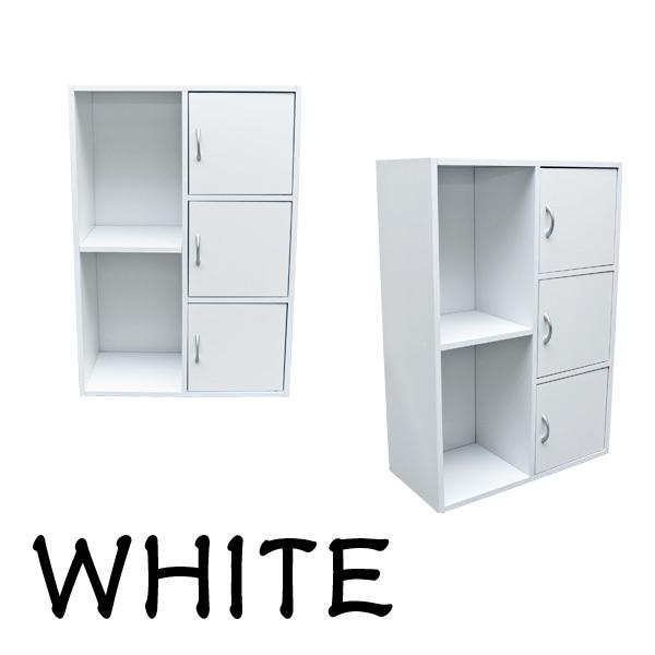 扉付きマルチラック(カラーボックス) 幅60cm×奥行31.5cm×高さ87cm