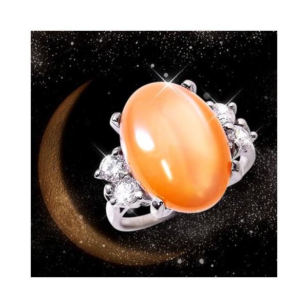 オレンジムーンストーンリング 23号 : SHOPイーアスYahoo!店 - 通販