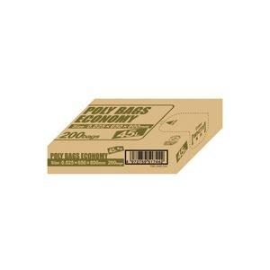 （まとめ）オルディ ポリ袋エコBOX45L乳白半澄み切ったPBE-W45-200〔×2仕掛ける〕 掃除用具-ダスター、クロス-キッチン、日用品、文具