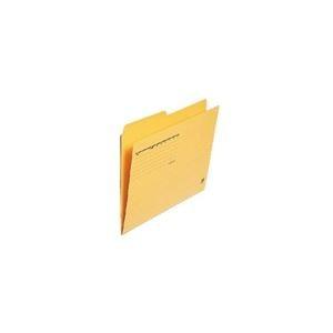 （まとめ）プラス カットフォルダー 2山 FL-062IF A4 黄 10枚〔×10セット〕
