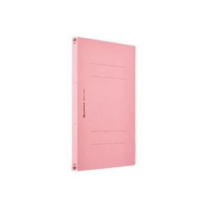 (業務用20セット) フラットファイル/紙バインダー 〔A4/2穴 10冊入り〕 タテ型 桃 D017J-PK