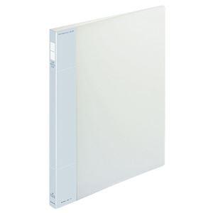 (まとめ) コクヨ ポップリングファイル(スリム) A4タテ 2穴 100枚収容 背幅21mm 透明 フ-PS410T 1冊 〔×10セット〕