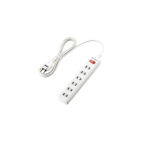 (まとめ)エレコム 一括スイッチ付 雷ガードタップ T-K3A-2625WH〔×3セット〕