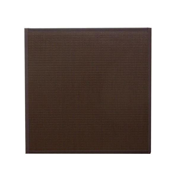 水拭きできる 置き畳/ユニット畳 〔ブラウン 約82×82×1.7cm 9枚組