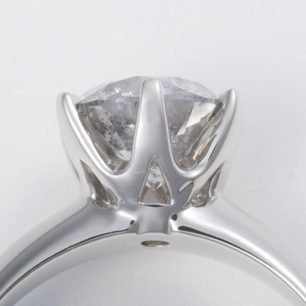 ☆大粒 オパール ダイヤ PT900 7.4g 4.5ct 9.5号 PT950ファイア