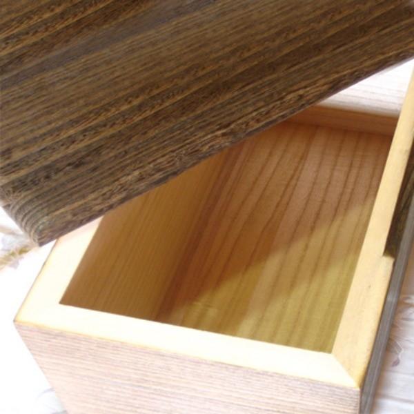 桐の米びつ/ライスストッカー 〔10kg用/焼桐〕 泉州留河 日本製の画像