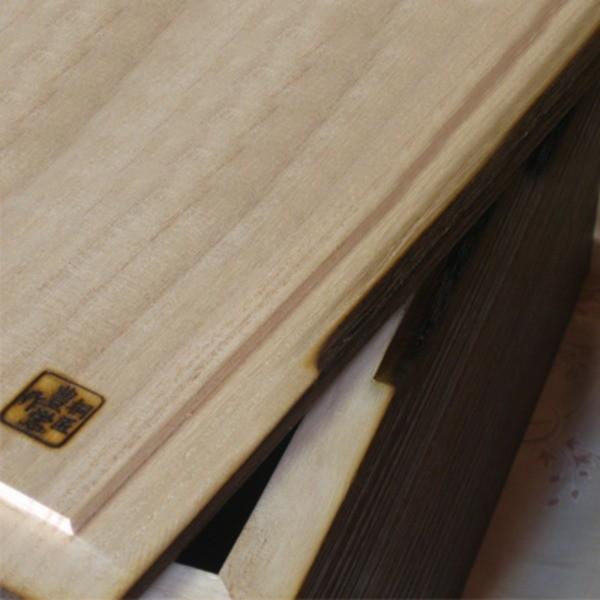 桐の米びつ/ライスストッカー 〔10kg用/焼桐〕 泉州留河 日本製の画像