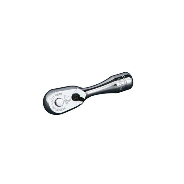 1点 KTCネプロス NBRC390S （9.5SQ）コンパクトショートラチェットハンドル