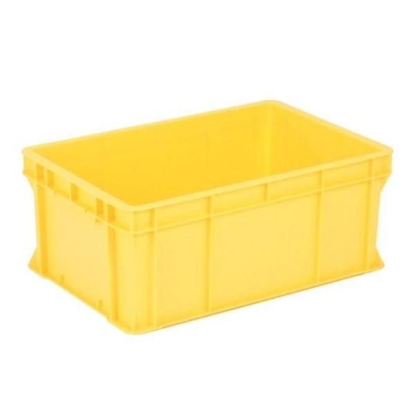 〔5個セット〕 RBコンテナー/コンテナボックス 〔35L イエロー〕 RB-30 岐阜プラスチック工業〔代引不可〕