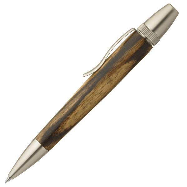 銘木 ハンドメイド ボールペン/文房具 〔黒柿 くろかき〕 日本製 0.7mm