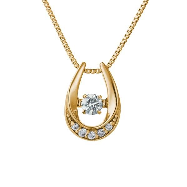 ダンシングストーンペンダント/ネックレス〔K18イエローゴールド・天然ダイヤモンド0.05〕SSD-0340YG