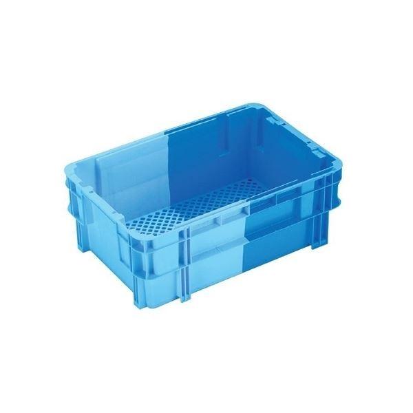 〔5個セット〕 業務用コンテナボックス/食品用コンテナー 〔NF-M29〕 ダークブルー/ブルー 材質：PP