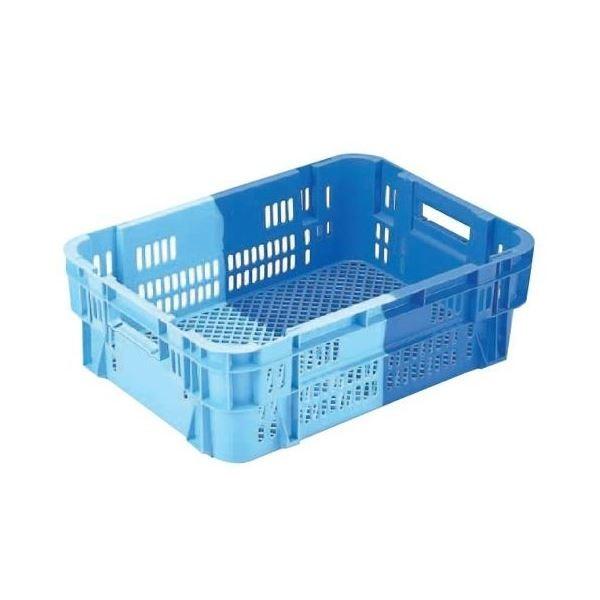 〔5個セット〕 業務用コンテナボックス/食品用コンテナー 〔NF-M40〕 ダークブルー/ブルー 材質：PP