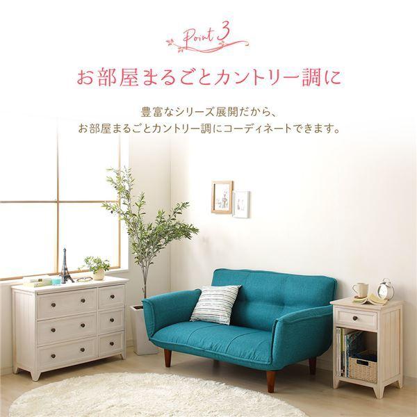 サイドボード サイドチェスト 幅35cm シャビーホワイト 木製 桐製 軽量 