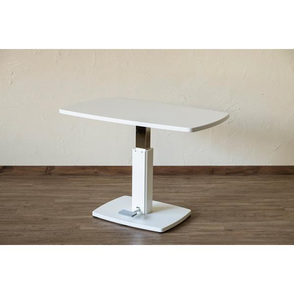 昇降式 ダイニングテーブル 【幅105cm×奥行60cm ウォールナット