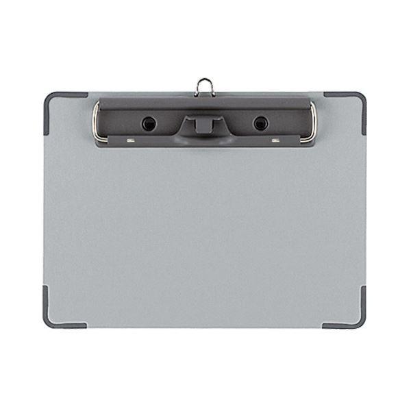 （まとめ）コクヨ 用箋挟B(クロス貼り) B6ヨコグレー ヨハ-22N 1セット(10枚) 〔×3セット〕